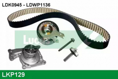 LUCAS ENGINE DRIVE lkp129 -  Водяной насос + комплект зубчатого ремня